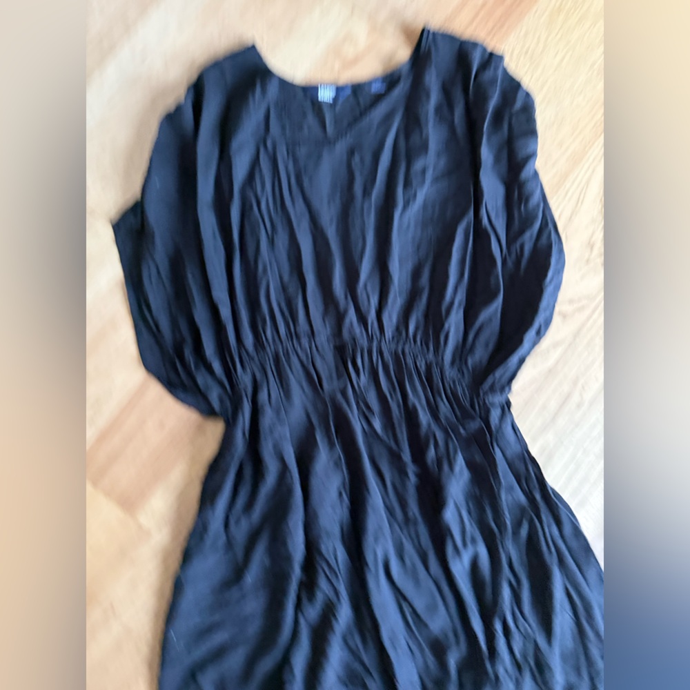 Lands' End Classic Black Coverup